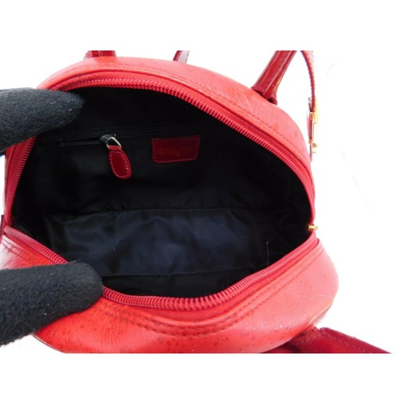 AUTHENTIC VINTAGE DIOR SPLASH DOUBLE SADDLE PATENT LEATHER MINI SATCHEL BAG - Picture 7 of 12